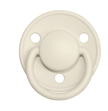 BIBS Pacifier De Lux Silicone 2 PK Ivory / Blush ONE SIZE (Min. of 2 PK, multiples of 2 PK) - MAIGHAN DISTRIBUTION CANADA