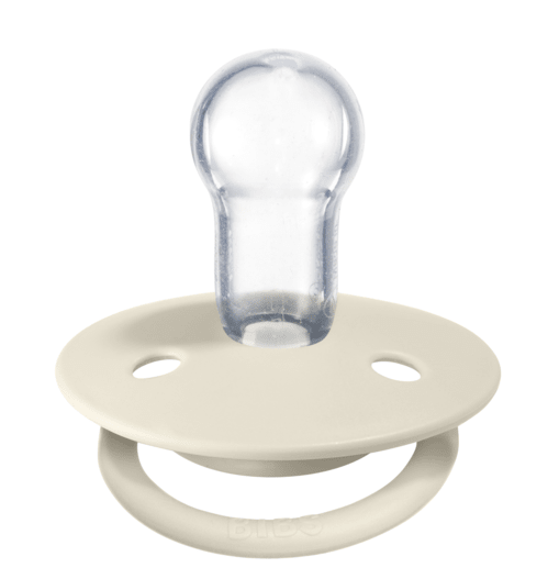 BIBS Pacifier De Lux Silicone 2 PK Ivory / Blush ONE SIZE (Min. of 2 PK, multiples of 2 PK) - MAIGHAN DISTRIBUTION CANADA