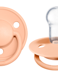 BIBS Pacifier De Lux Silicone 2 PK Peach Sunset ONE SIZE (Min. of 2 PK, multiples of 2 PK) - MAIGHAN DISTRIBUTION CANADA
