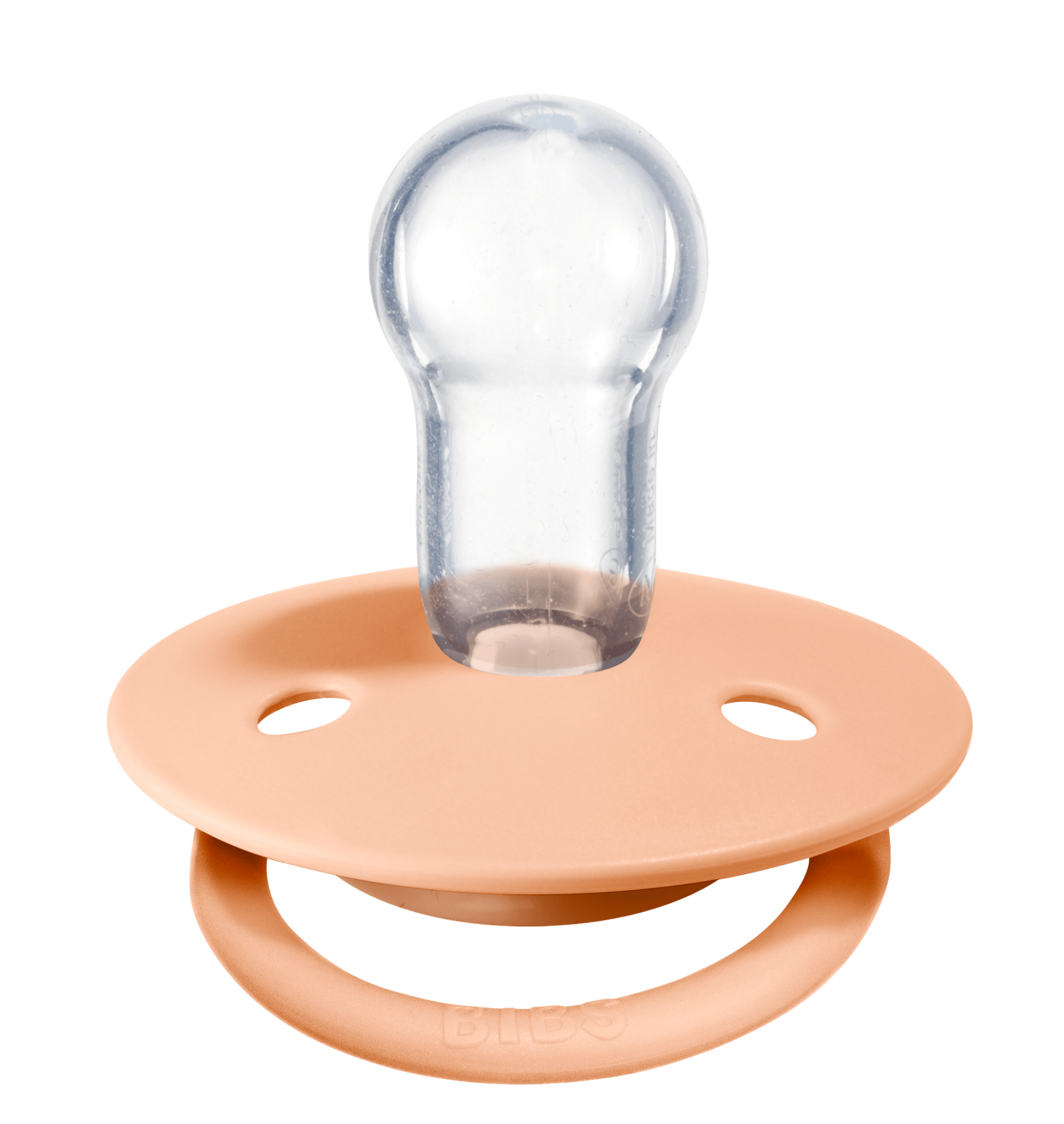 BIBS Pacifier De Lux Silicone 2 PK Peach Sunset ONE SIZE (Min. of 2 PK, multiples of 2 PK) - MAIGHAN DISTRIBUTION CANADA