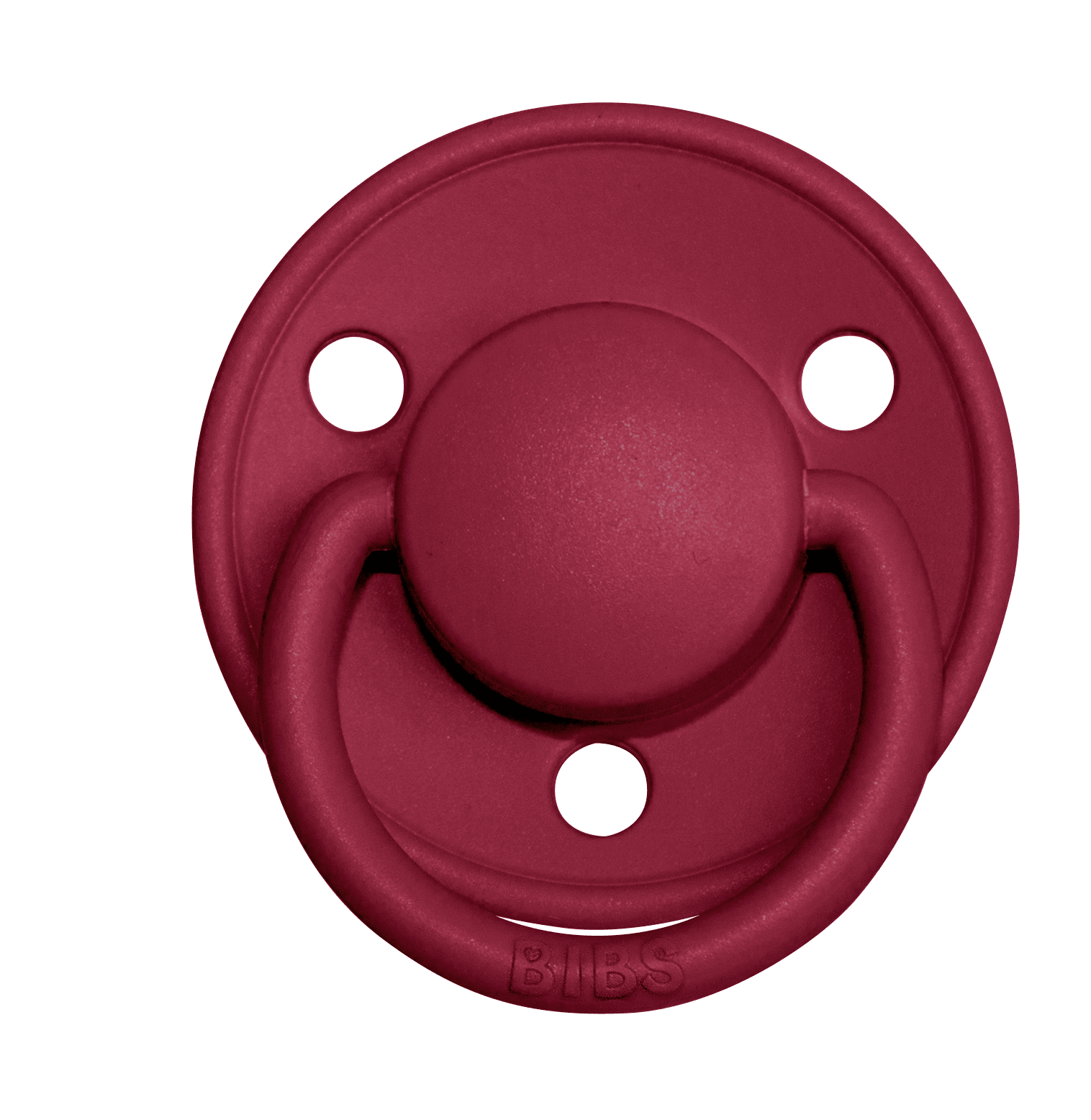 BIBS Pacifier De Lux Silicone 2 PK Ruby ONE SIZE (Min. of 2 PK, multiples of 2 PK) - MAIGHAN DISTRIBUTION CANADA