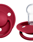 BIBS Pacifier De Lux Silicone 2 PK Ruby ONE SIZE (Min. of 2 PK, multiples of 2 PK) - MAIGHAN DISTRIBUTION CANADA