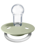 BIBS Pacifier De Lux Silicone 2 PK Sage GLOW / Cloud GLOW ONE SIZE (Min. of 1 PK, multiples of PK) - MAIGHAN DISTRIBUTION CANADA