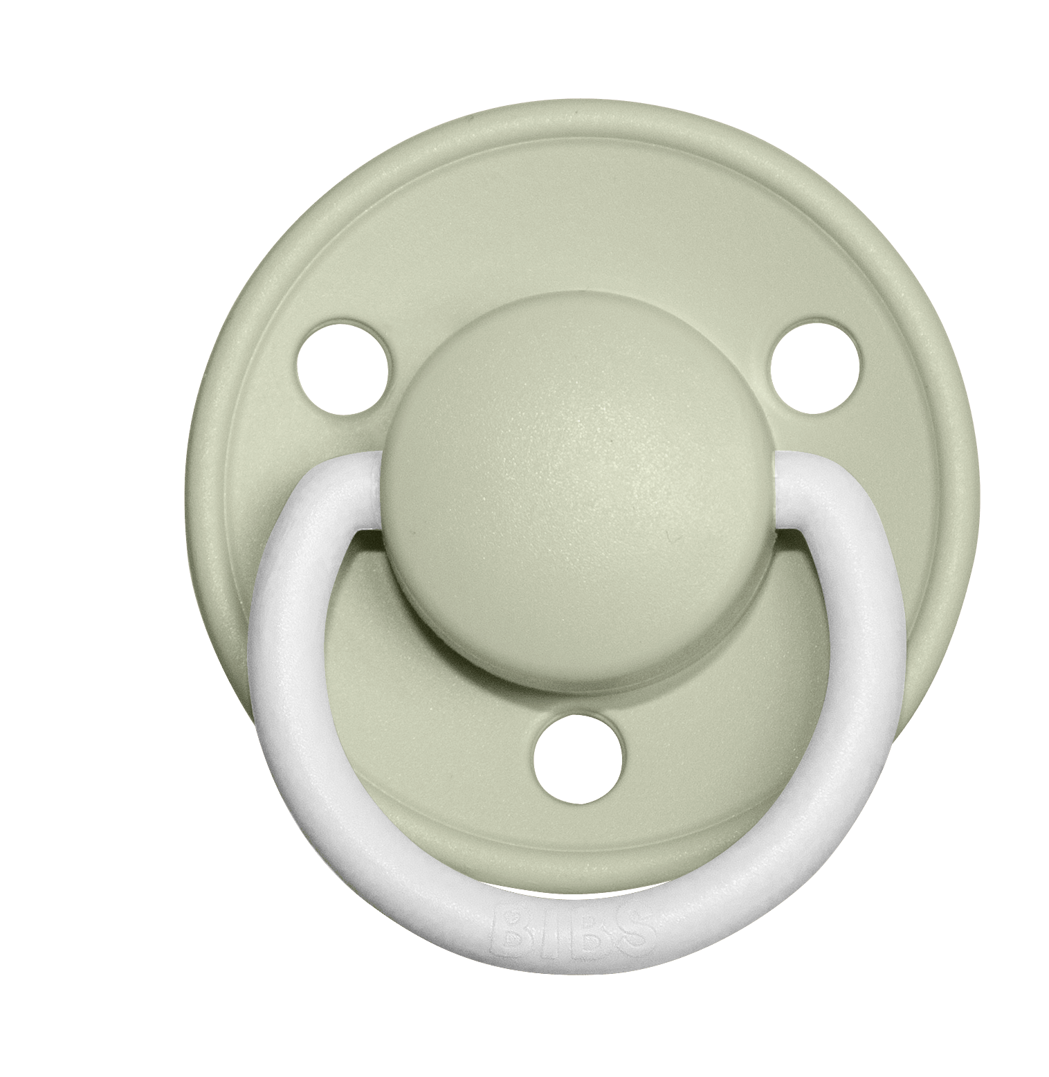 BIBS Pacifier De Lux Silicone 2 PK Sage GLOW / Cloud GLOW ONE SIZE (Min. of 1 PK, multiples of PK) - MAIGHAN DISTRIBUTION CANADA