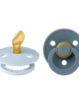 BIBS Pacifier Original COLOUR Latex 2 PK Anatomical Baby Blue / Petrol (Min. of 2 PK, multiples of 2 PK) - MAIGHAN DISTRIBUTION CANADA