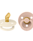 BIBS Pacifier Original COLOUR Latex 2 PK Anatomical Ivory / Blush (Min. of 2 PK, multiples of 2 PK) - MAIGHAN DISTRIBUTION CANADA