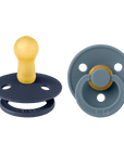 BIBS Pacifier Original COLOUR Latex 2 PK Deep Space / Petrol (Min. of 2 PK, multiples of 2 PK) - MAIGHAN DISTRIBUTION CANADA
