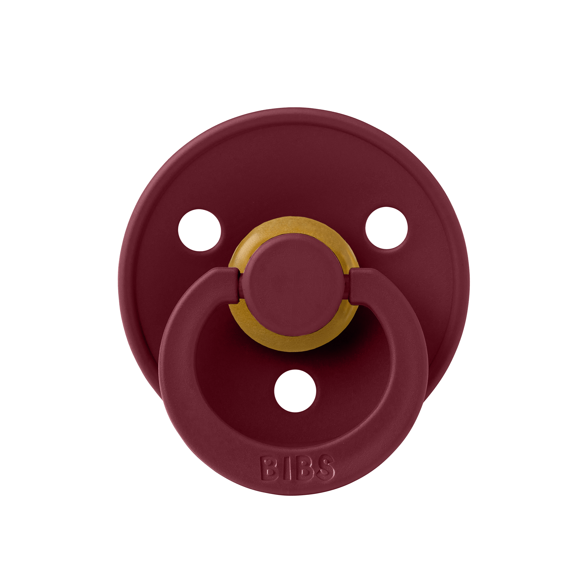 BIBS Pacifier Original COLOUR Latex 2 PK Pink Plum / Elderberry (Min. of 2 PK, multiples of 2 PK) - MAIGHAN DISTRIBUTION CANADA