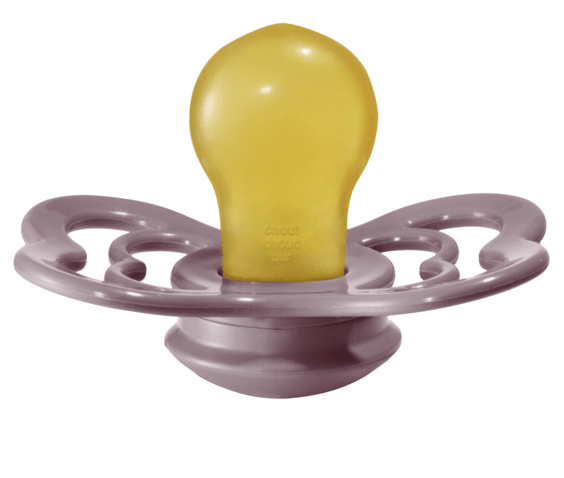 BIBS Pacifier SUPREME Latex 2 PK Heather (Min. of 2 PK, multiples of 2 PK) - MAIGHAN DISTRIBUTION CANADA