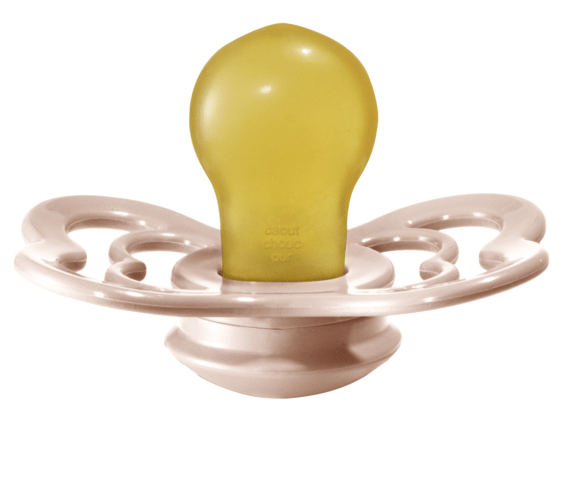 BIBS Pacifier SUPREME Latex 2 PK Ivory / Blush (Min. of 2 PK, multiples of 2 PK) - MAIGHAN DISTRIBUTION CANADA