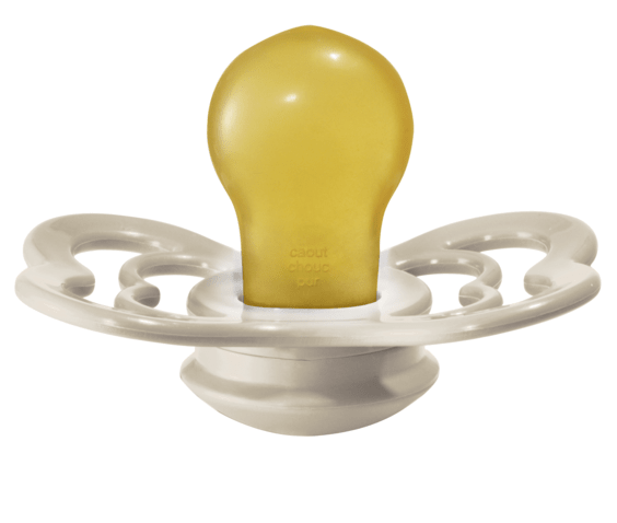 BIBS Pacifier SUPREME Latex 2 PK Vanilla / Dark Oak (Min. of 2 PK, multiples of 2 PK) - MAIGHAN DISTRIBUTION CANADA