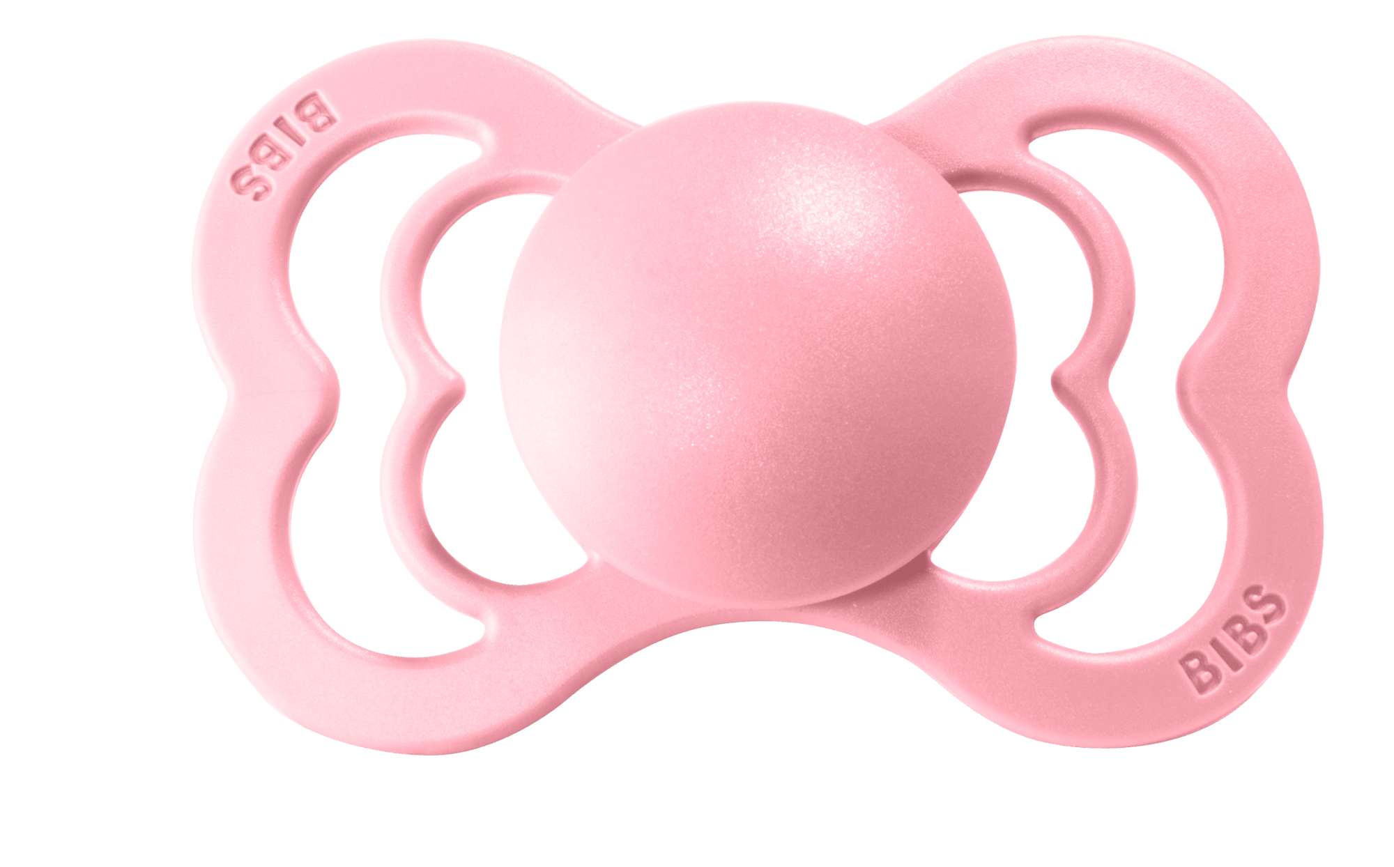 BIBS Pacifier SUPREME Silicone 2 PK Baby Pink (Min. of 2 PK, multiples of 2 PK) - MAIGHAN DISTRIBUTION CANADA