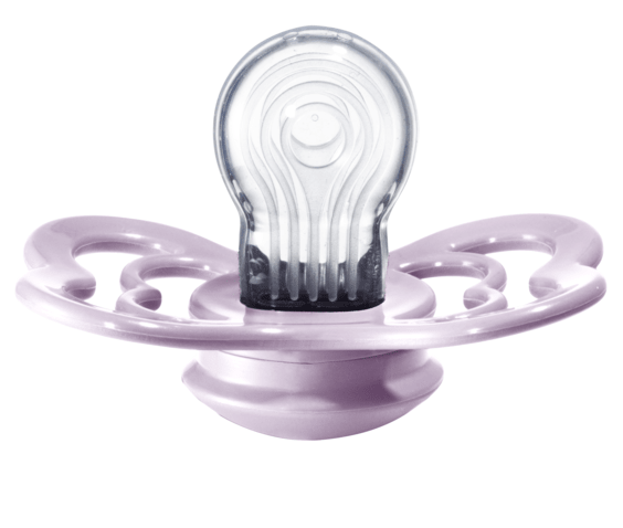BIBS Pacifier SUPREME Silicone 2 PK Dusky Lilac (Min. of 2 PK, multiples of 2 PK) - MAIGHAN DISTRIBUTION CANADA