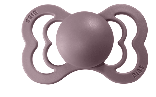 BIBS Pacifier SUPREME Silicone 2 PK Heather (Min. of 2 PK, multiples of 2 PK) - MAIGHAN DISTRIBUTION CANADA