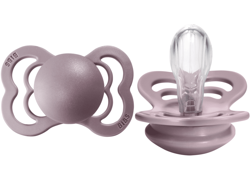 BIBS Pacifier SUPREME Silicone 2 PK Heather (Min. of 2 PK, multiples of 2 PK) - MAIGHAN DISTRIBUTION CANADA
