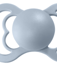 BIBS Pacifier SUPREME Silicone 2 PK Iron / Baby Blue (Min. of 2 PK, multiples of 2 PK) - MAIGHAN DISTRIBUTION CANADA