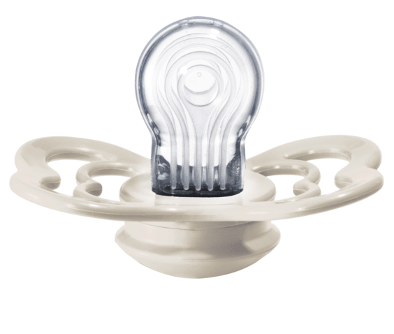 BIBS Pacifier SUPREME Silicone 2 PK Ivory (Min. of 2 PK, multiples of 2 PK) - MAIGHAN DISTRIBUTION CANADA