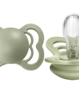 BIBS Pacifier SUPREME Silicone 2 PK Sage (Min. of 2 PK, multiples of 2 PK) - MAIGHAN DISTRIBUTION CANADA