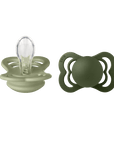 BIBS Pacifier SUPREME Silicone 2 PK Sage/Hunter Green (Min. of 2 PK, multiples of 2 PK) - MAIGHAN DISTRIBUTION CANADA