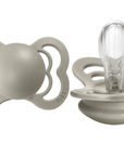 BIBS Pacifier SUPREME Silicone 2 PK Sand (Min. of 2 PK, multiples of 2 PK) - MAIGHAN DISTRIBUTION CANADA