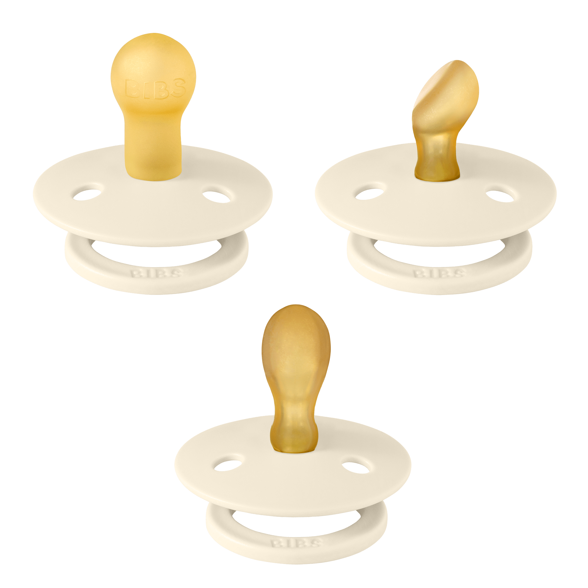 BIBS Try - It Collection Ivory 3 Pack (Min. of 2 PK, multiples of 2 PK) - MAIGHAN DISTRIBUTION CANADA