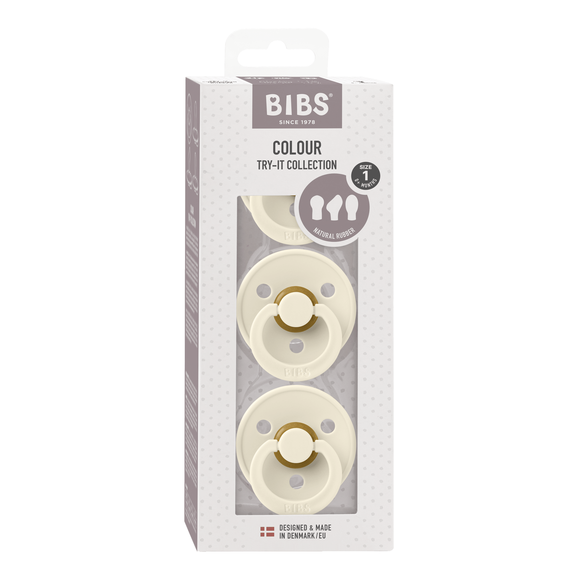 BIBS Try - It Collection Ivory 3 Pack (Min. of 2 PK, multiples of 2 PK) - MAIGHAN DISTRIBUTION CANADA