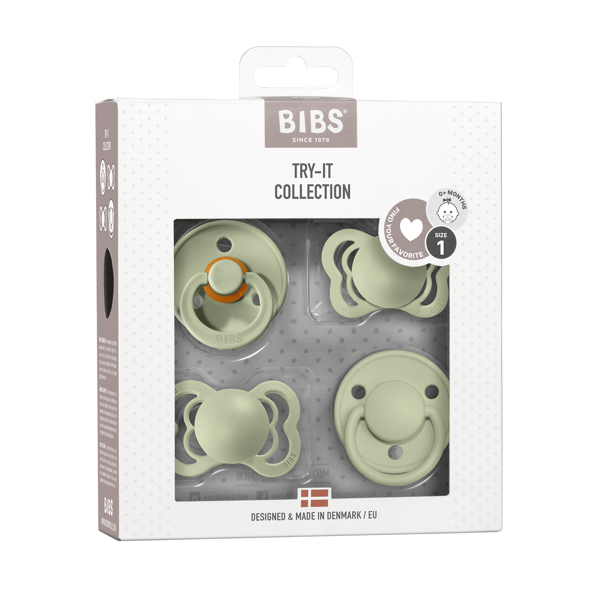 BIBS Try - It Collection Sage (Min. of 2 PK, multiples of 2 PK) - MAIGHAN DISTRIBUTION CANADA