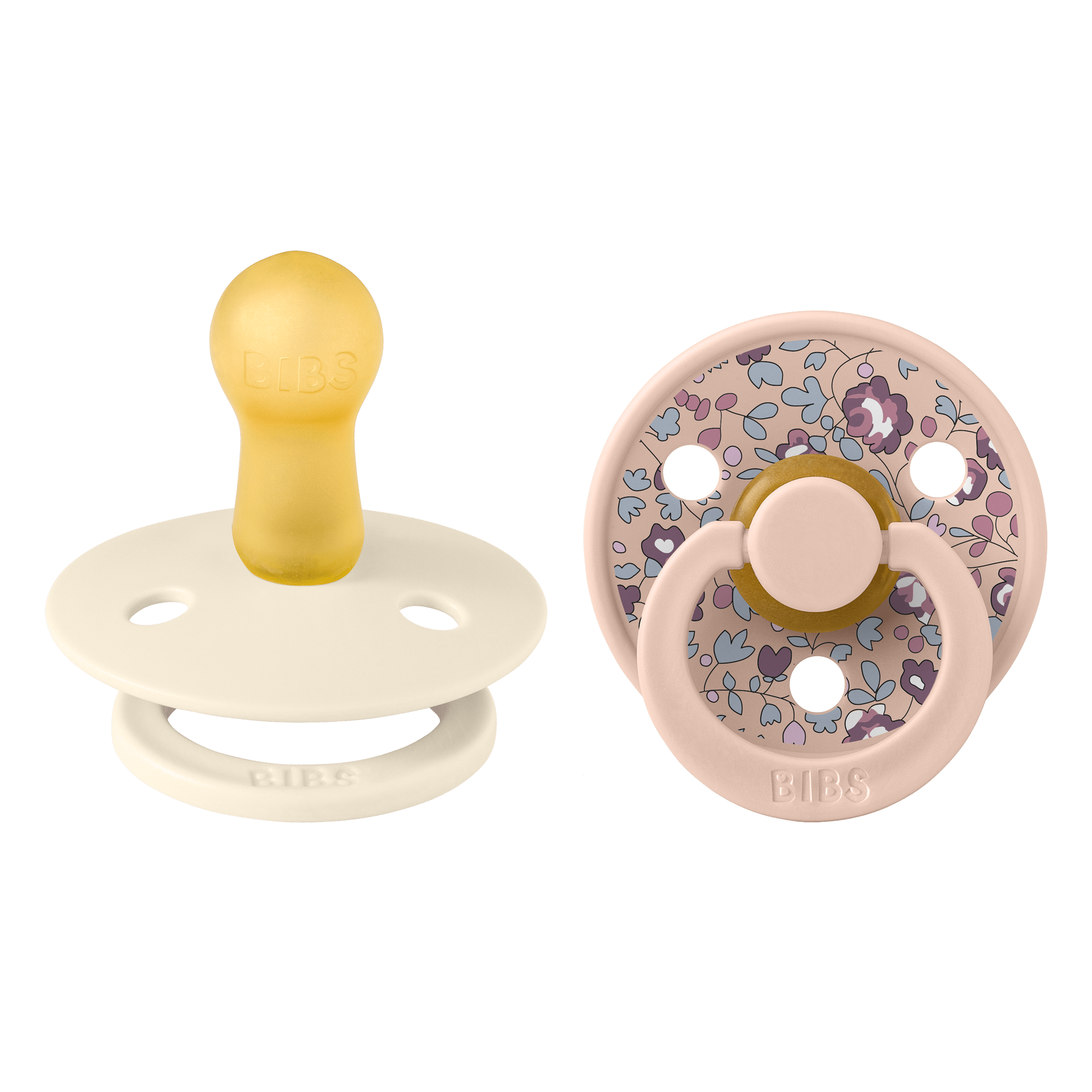 BIBS x Liberty Pacifier Original COLOUR Latex 2 PK Eloise Blush Mix (Min. of 2 PK, multiples of 2 PK) - MAIGHAN DISTRIBUTION CANADA