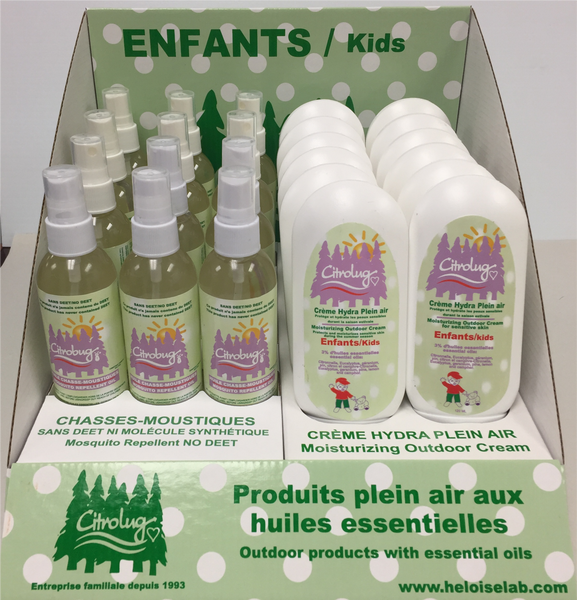 Citro Bug mosquito repellent Display  Health Canada certified (Min. of 1, multiples of 1)