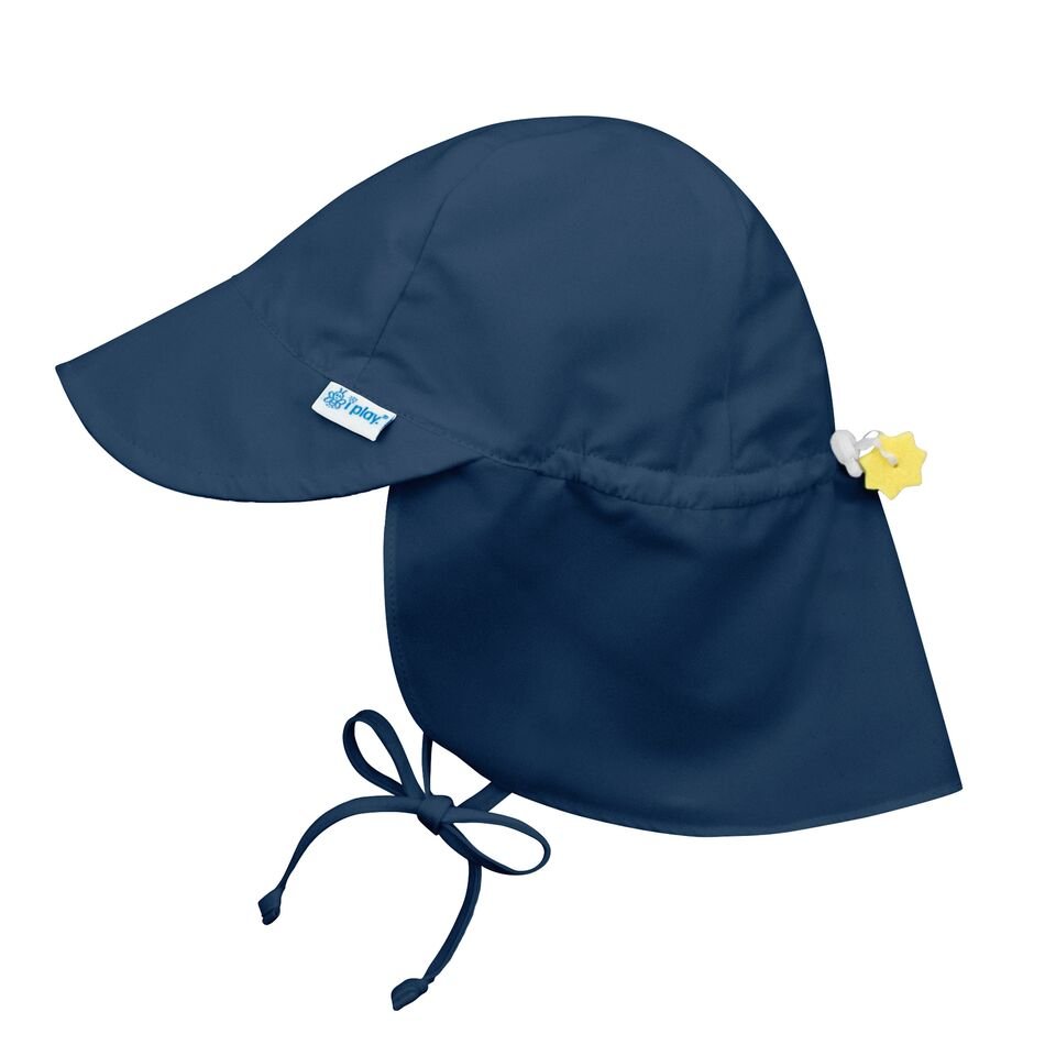 Flap Sun Protection Hat in Navy (Min. of 3, multiples of 3) - MAIGHAN DISTRIBUTION CANADA