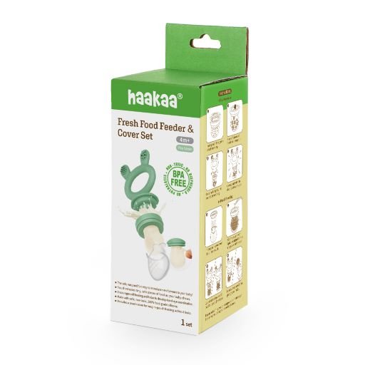 Fresh Food Feeder & Cover Set - Pea Green (Min. of 2 , multiples of 2) - MAIGHAN DISTRIBUTION CANADA