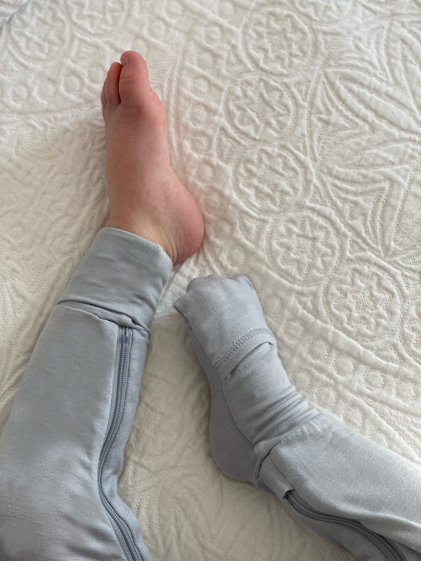 günamüna Convertible Footie Fog Grey Solid (Min. of 2, multiples of 2) - MAIGHAN DISTRIBUTION CANADA