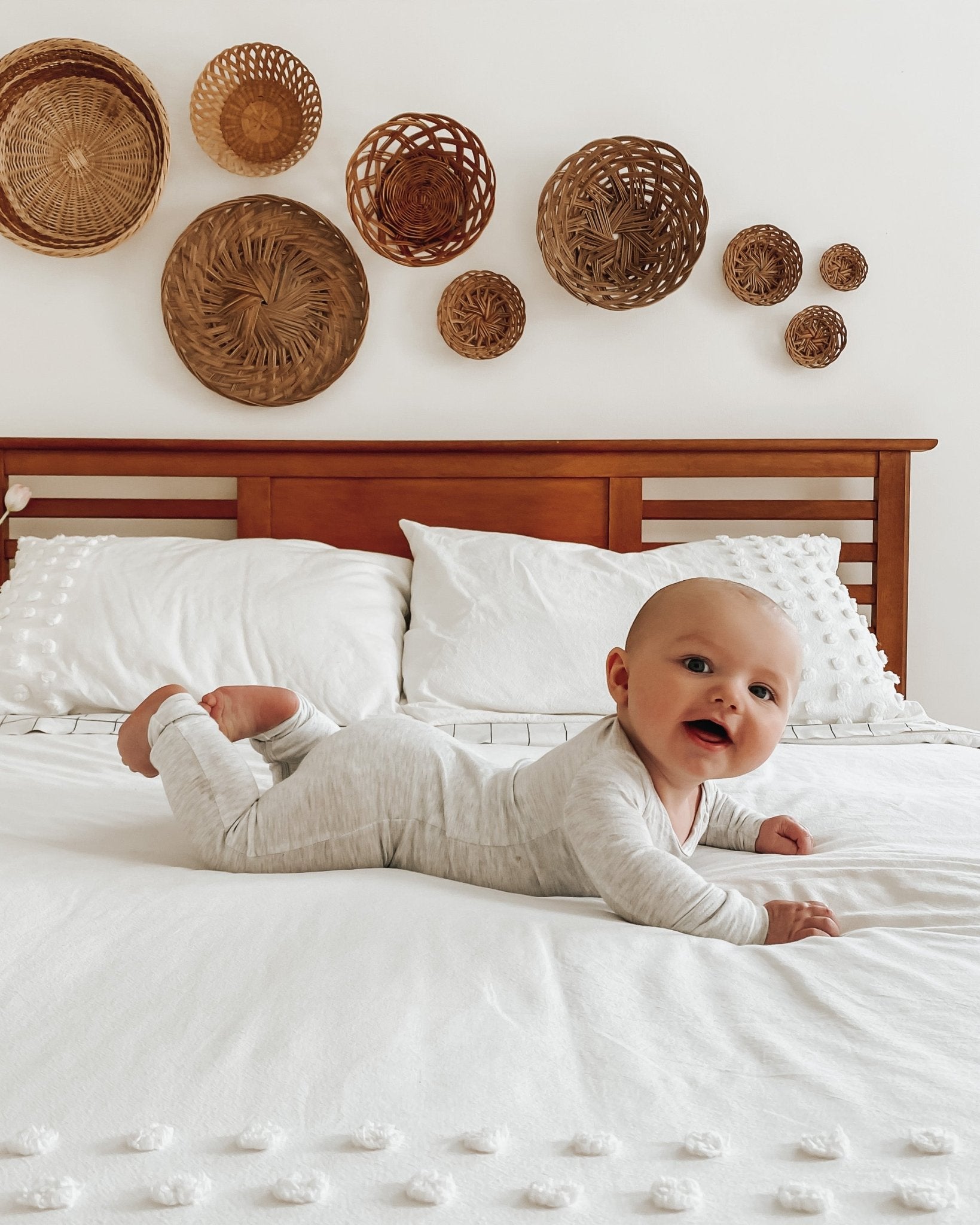 günamüna Convertible Footie Heather Grey (Min. of 2, multiples of 2) - MAIGHAN DISTRIBUTION CANADA