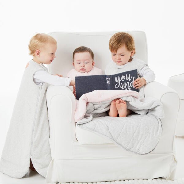 günamüna Sleep Sack Duvet Bamboo Heather Grey 1 TOG (Min. of 2, multiples of 2) - MAIGHAN DISTRIBUTION CANADA