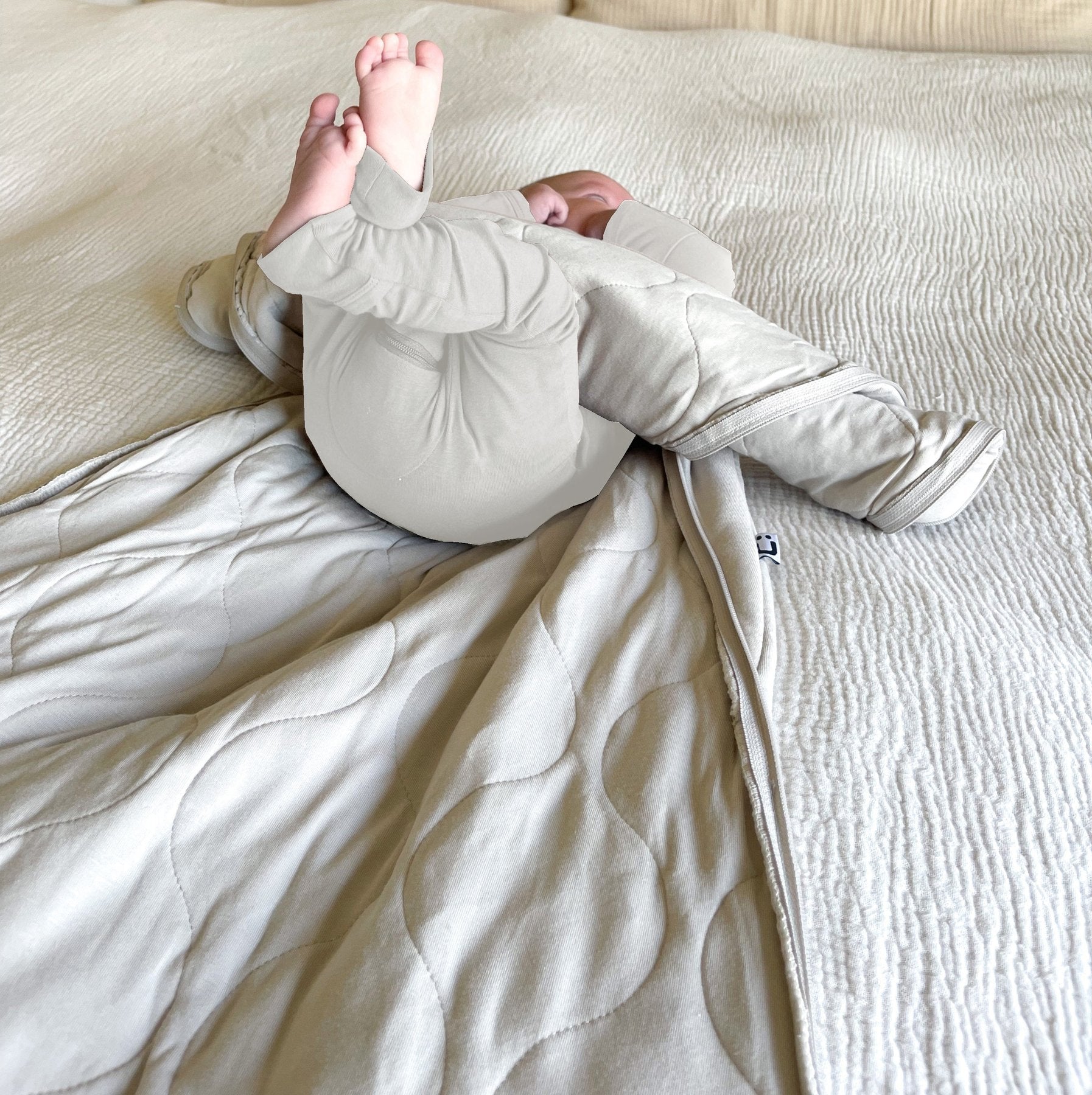 günamüna Sleep Sack Duvet Bamboo Oatmeal 2.6 TOG (Min. of 2, multiples of 2) - MAIGHAN DISTRIBUTION CANADA