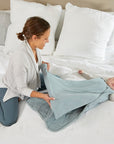 günamüna Sleep Sack Duvet Bamboo Solid Sage 1 TOG (Min. of 2, multiples of 2) - MAIGHAN DISTRIBUTION CANADA