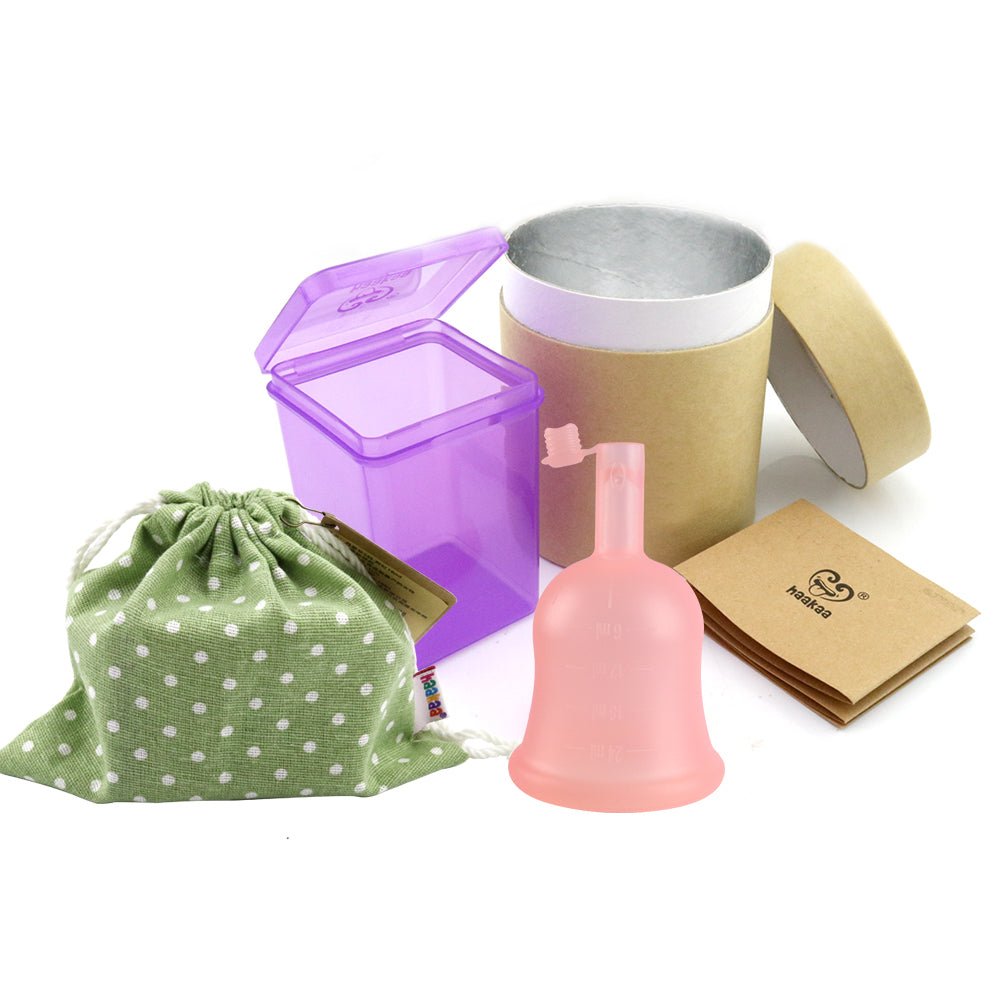 Haakaa Flow Cup w/ Valve (Menstrual Cup) 24 ml Large (Min. of 2 , multiples of 2) - MAIGHAN DISTRIBUTION CANADA