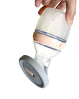 Haakaa Grey Silicone Lid English French fits all pumps) (Min. of 2 , multiples of 2) - MAIGHAN DISTRIBUTION CANADA