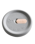 Haakaa Grey Silicone Lid English French fits all pumps) (Min. of 2 , multiples of 2) - MAIGHAN DISTRIBUTION CANADA