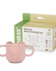 Haakaa Silicone Baby Drinking Cup - Blush (Min. of 2 , multiples of 2) - MAIGHAN DISTRIBUTION CANADA