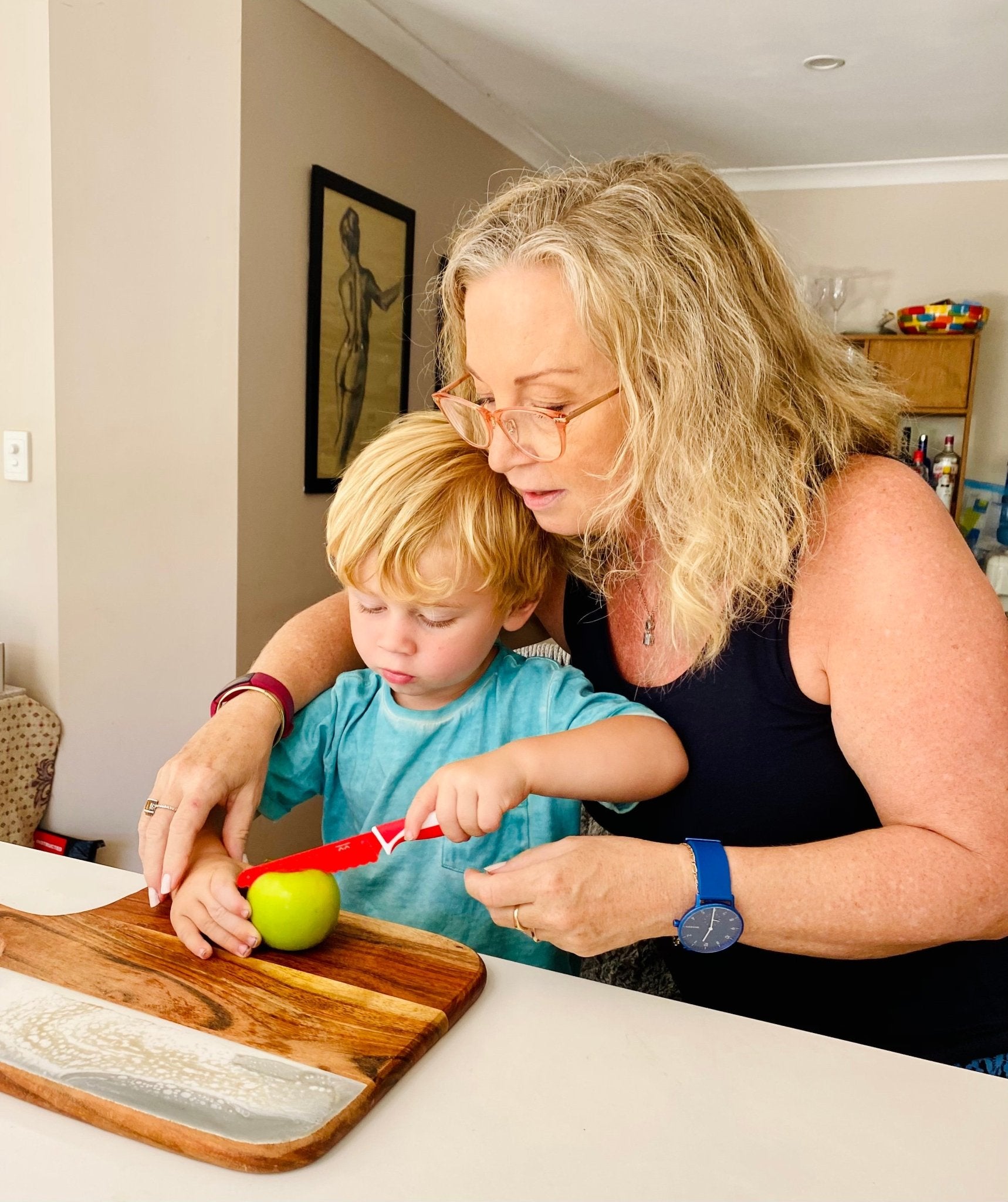 Kiddikutter Child Safe Knife Red (Min. of 2 PK, multiples of 2 PK) - MAIGHAN DISTRIBUTION CANADA