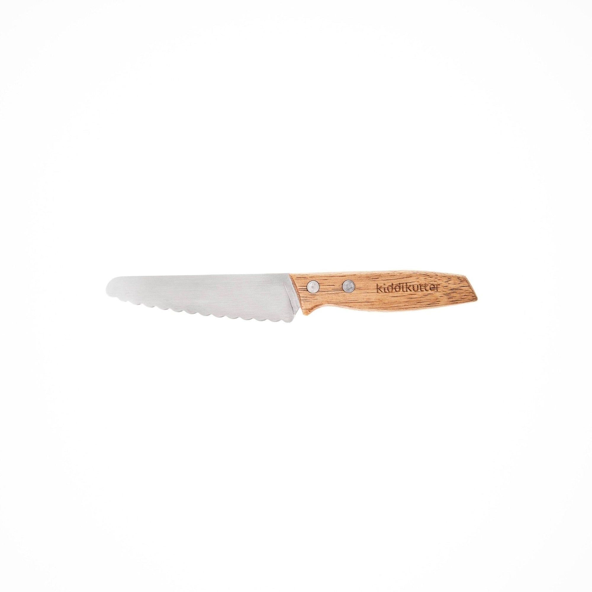 Kiddikutter Child Safe Knife With Wood Handle (Min. of 2 PK, multiples of 2 PK) - MAIGHAN DISTRIBUTION CANADA