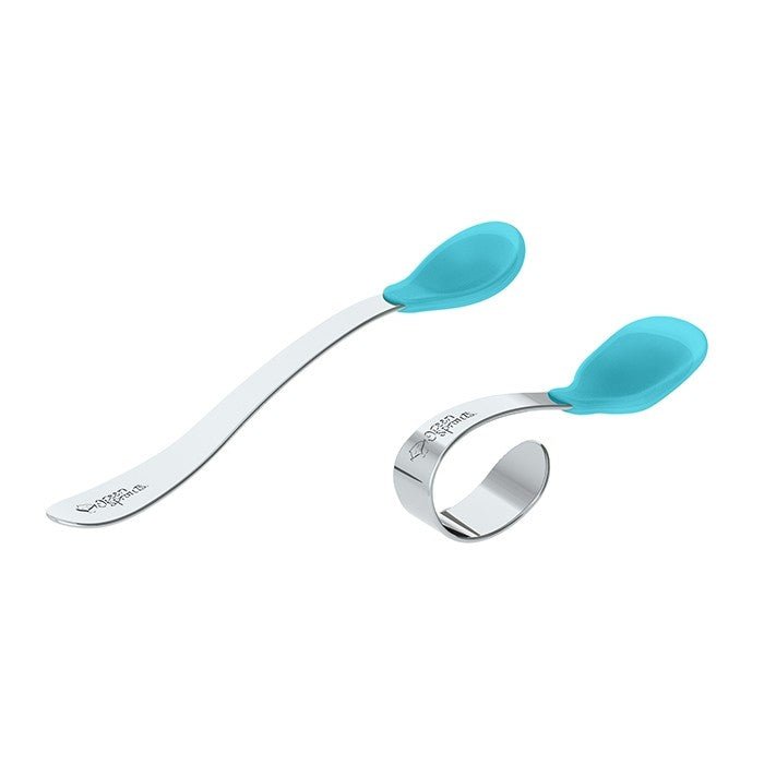 Learning Spoon Set Aqua 2pk (Min. of 2, multiples of 2) - MAIGHAN DISTRIBUTION CANADA