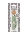 Liberty x BIBS Pacifier Clip Capel Sage ONE SIZE (Min. of 2 PK , multiples of 2 PK) - MAIGHAN DISTRIBUTION CANADA