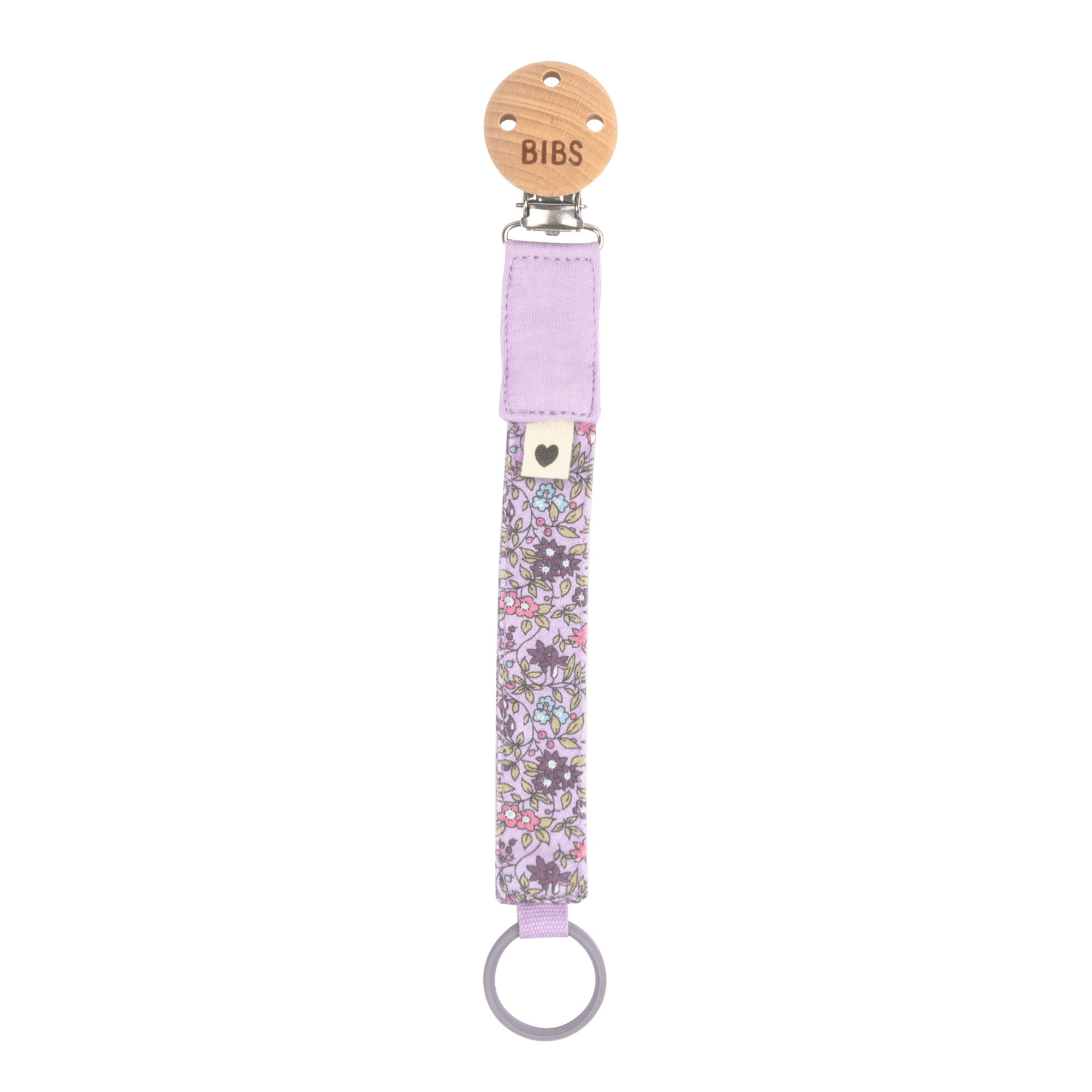 Liberty x BIBS Pacifier Clip Chamomile Lawn Violet Sky ONE SIZE (Min. of 2 PK , multiples of 2 PK) - MAIGHAN DISTRIBUTION CANADA