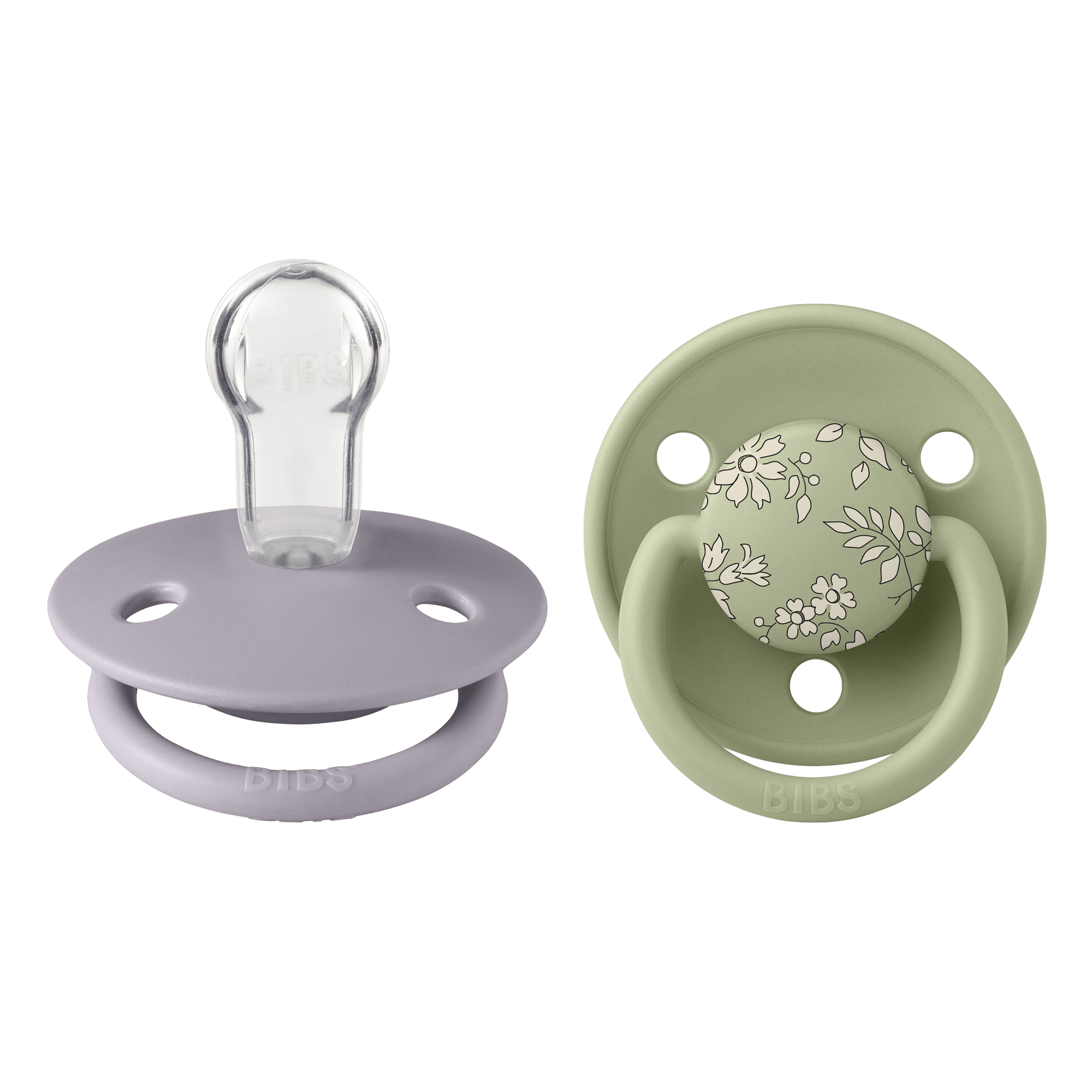 Liberty X BIBS Pacifier De Lux Silicone 2 PK Capel Sage Mix ONE SIZE (Min. of 2 PK, multiples of 2 PK) - MAIGHAN DISTRIBUTION CANADA