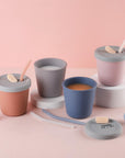 New lower price! Haakaa Silicone Sippy Straw Cup - Bluestone (Min. of 2 , multiples of 2) - MAIGHAN DISTRIBUTION CANADA