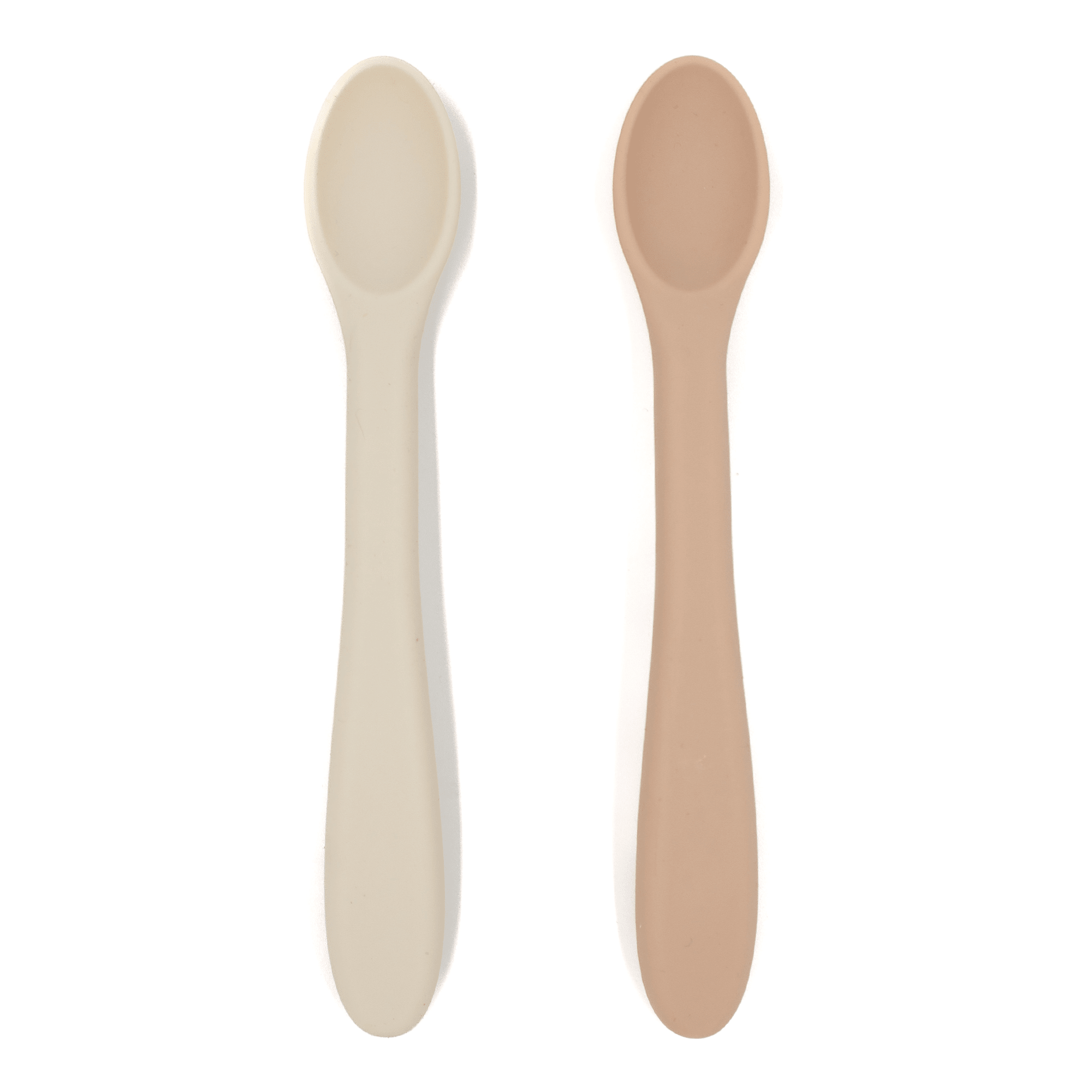 noüka Feeding Spoon Set - Soft Blush/Shifting Sand (Min. of 2 PK, Multiples of 2 PK) - MAIGHAN DISTRIBUTION CANADA