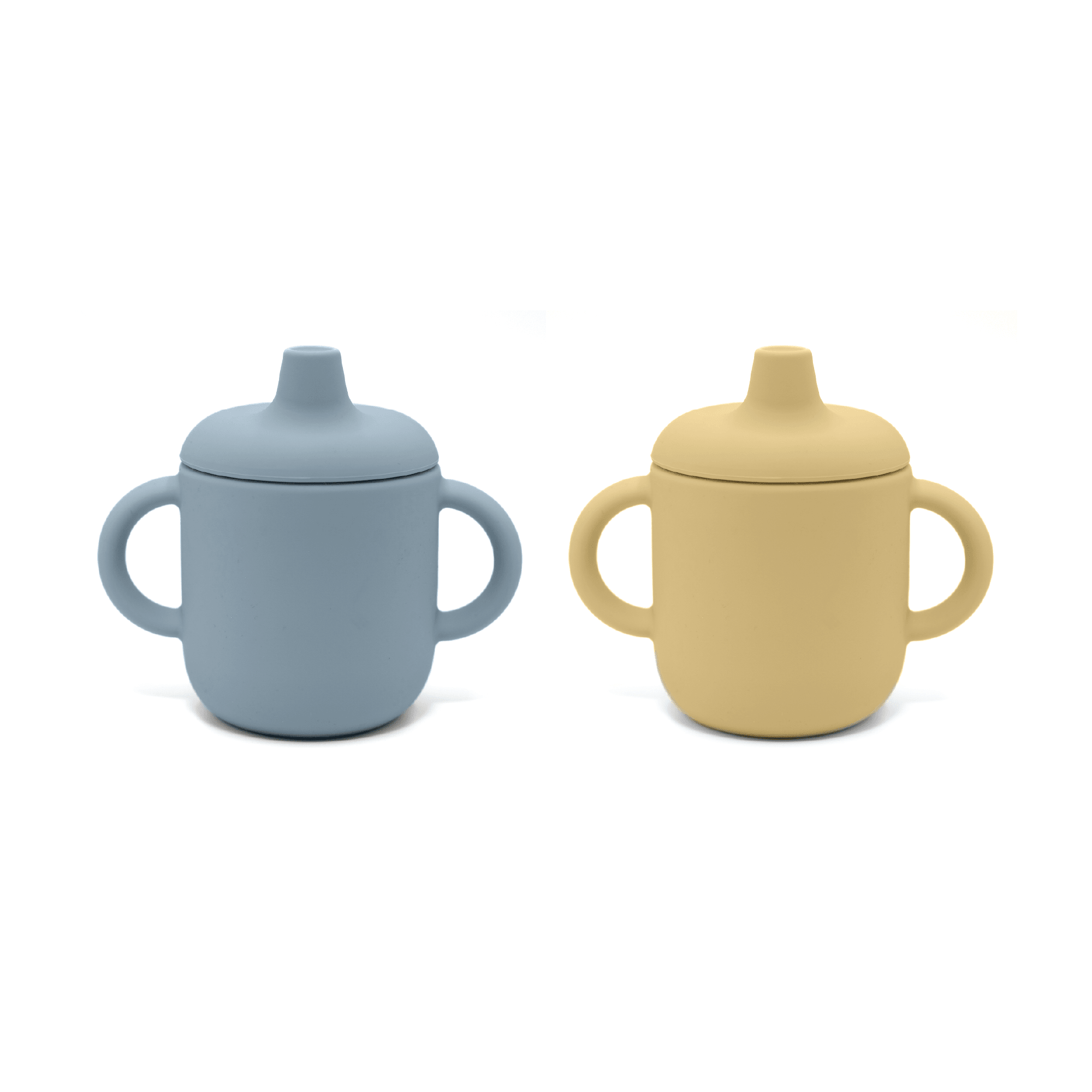 noüka Non - Spill Sippy Cup 2 Pack - Lily Blue/Butter(Min. of 2 PK, Multiples of 2 PK) - MAIGHAN DISTRIBUTION CANADA