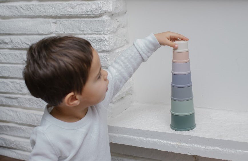 noüka Stacking Cups - Sky Set (Sold in Case of 2, Qty of 1=2 products) - MAIGHAN DISTRIBUTION CANADA